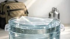 This self-floating film could disinfect drinking water fast using weak sunlight