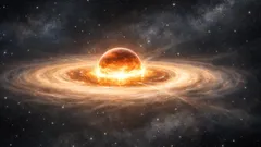 JWST watches a free-floating planet-mass object erupt in a star-like feeding frenzy