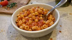 Pasta with Chickpeas and Tomato—A Cozy Pantry Dinner in Under 30 Minutes