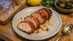 Air Fryer Chicken Meatloaf With Ricotta—Tender Inside, Crisp Outside