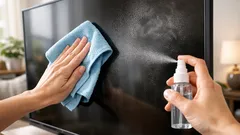 How to clean a TV screen without streaks or scratches