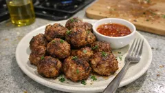 Air Fryer Meatballs That Stay Juicy—Crisp Outside, Tender Inside