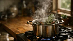 How to make a eucalyptus and cinnamon simmer pot for a fresh, cozy home