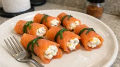 Smoked Salmon Involtini with Lemon-Ricotta Filling—An Easy No-Cook Appetizer
