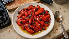 Air Fryer Roasted Red Peppers—Sweet, Blistered, and Ready in 20 Minutes