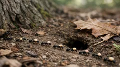 How ants mistake oak galls for seeds and protect a hidden wasp larva