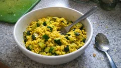 Saffron Couscous With Zucchini—A Light, Fluffy Weeknight Bowl in Under 30 Minutes